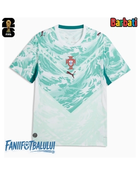 Portugalia Tricou Fotbal Replică Mondial 2026 Barbati Deplasare